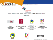 Tablet Screenshot of clickpe.com